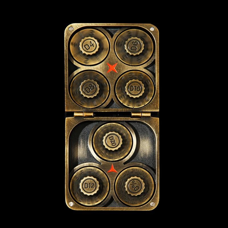 2025 Pocket Flip Dice Set 🎲🎁 with Leather Gift Bag – Perfect for Holidays & Special Occasions