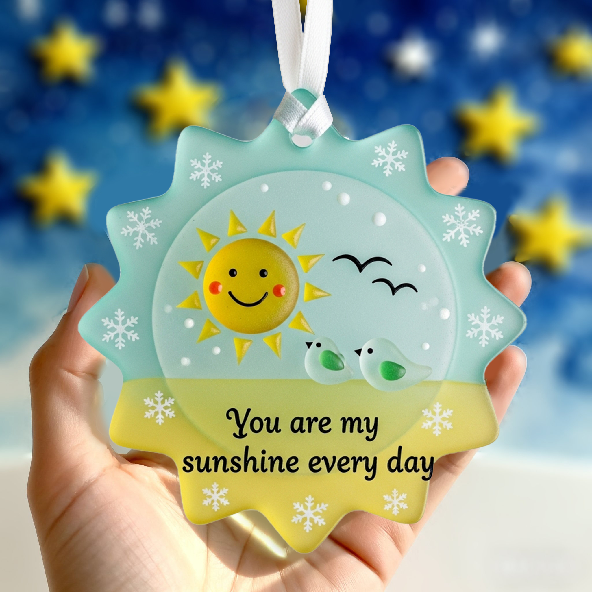 🎁✨ Handmade Sea Glass Holiday Decorations – Perfect Christmas Gift & Special Occasion Present!