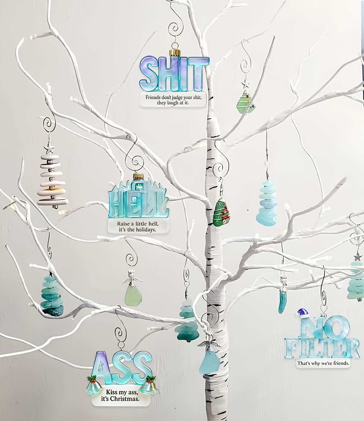 🎁✨Sea Glass Accents 2025 Adult Humor Advent Calendar – Perfect Holiday Gift! LIMITED EDITION💎