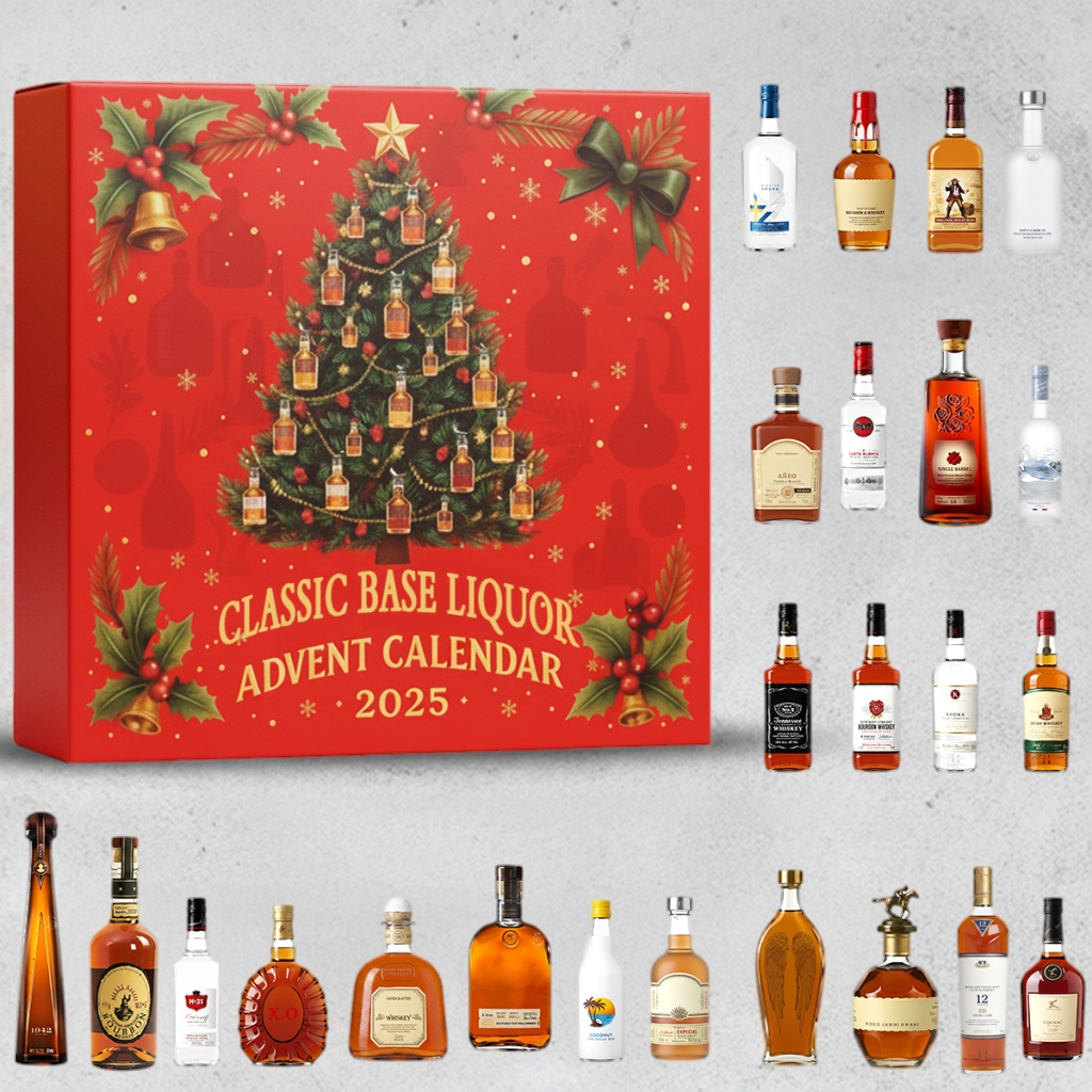 🎁✨ Classic Base Liquor Advent Calendar 2025 - Perfect Holiday Gift & Special Occasion Present