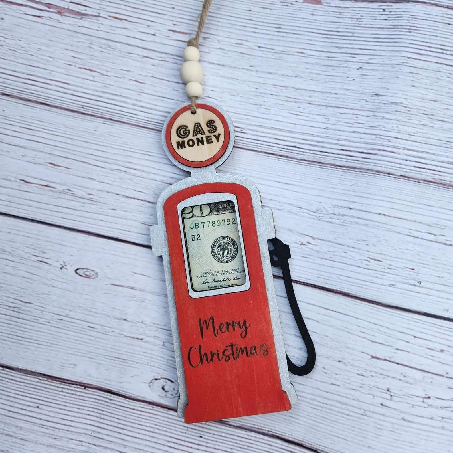 🎄Gas Money Christmas Ornament - Festive Holiday Gift Idea💰