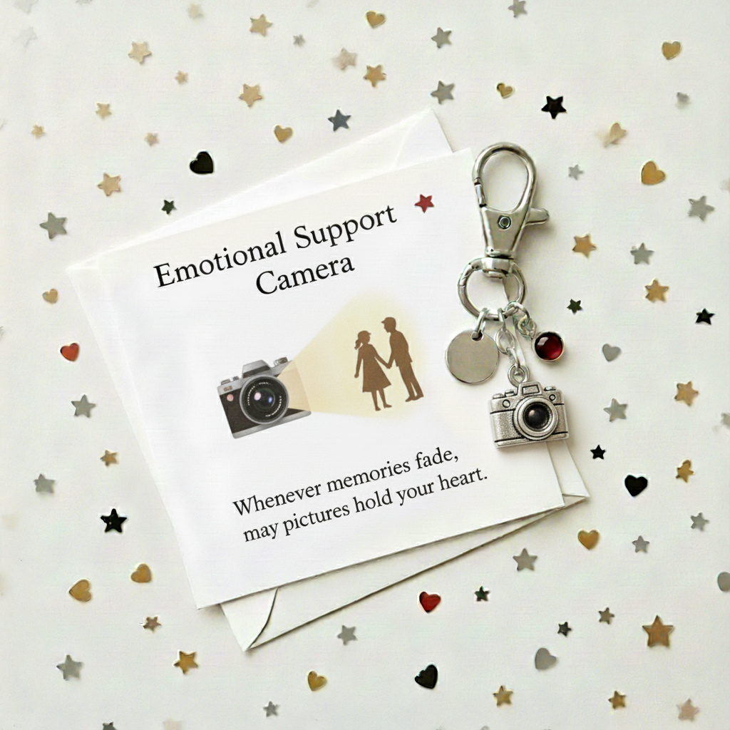 💖 Emotional Support Keychain - Thoughtful Gift for Holidays & Special Occasions 🎁