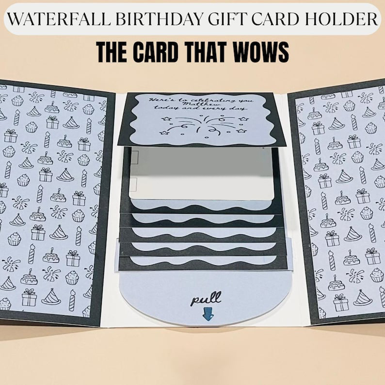 🎁✨Christmas Gift Card Holder Book - Handmade Holiday Present for Special Occasions, Festive & Heartfelt Gifting🎄