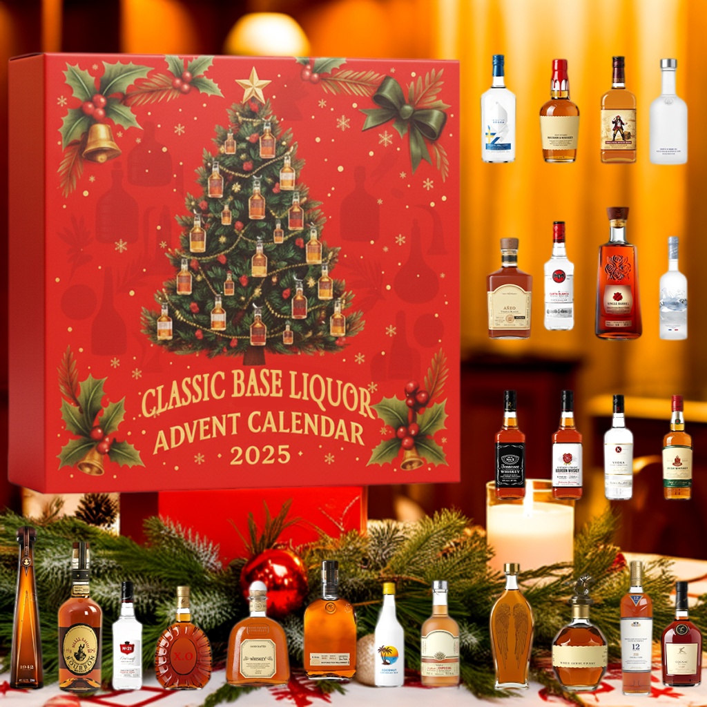 🎁✨ Classic Base Liquor Advent Calendar 2025 - Perfect Holiday Gift & Special Occasion Present
