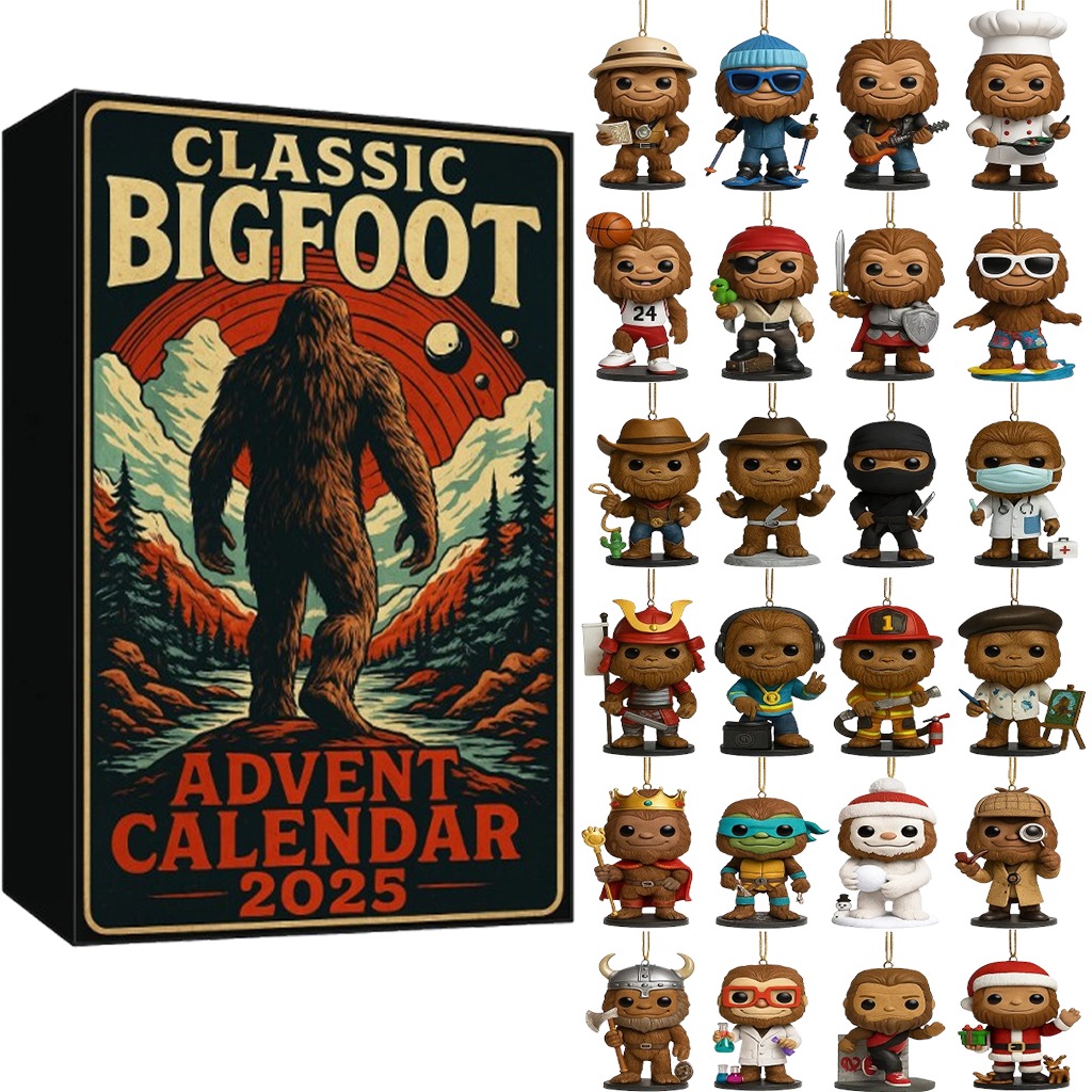 🎁✨ Classic Big Foot Advent Calendar 2025 – Perfect Holiday Gift & Festive Countdown!