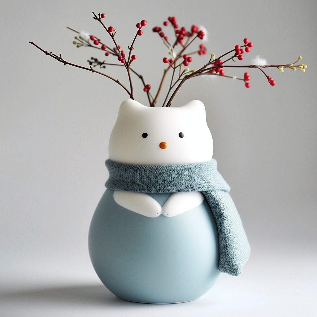 🎁 Adorable Cat Vase – Perfect Gift for Holidays & Special Occasions ❤️