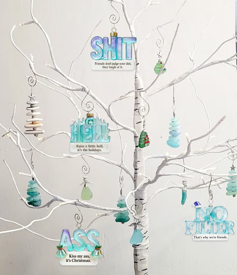 🎁Perfect Holiday Gift—2025 Sea Glass Humor Advent Calendar for Adults 🎄LIMITED EDITION