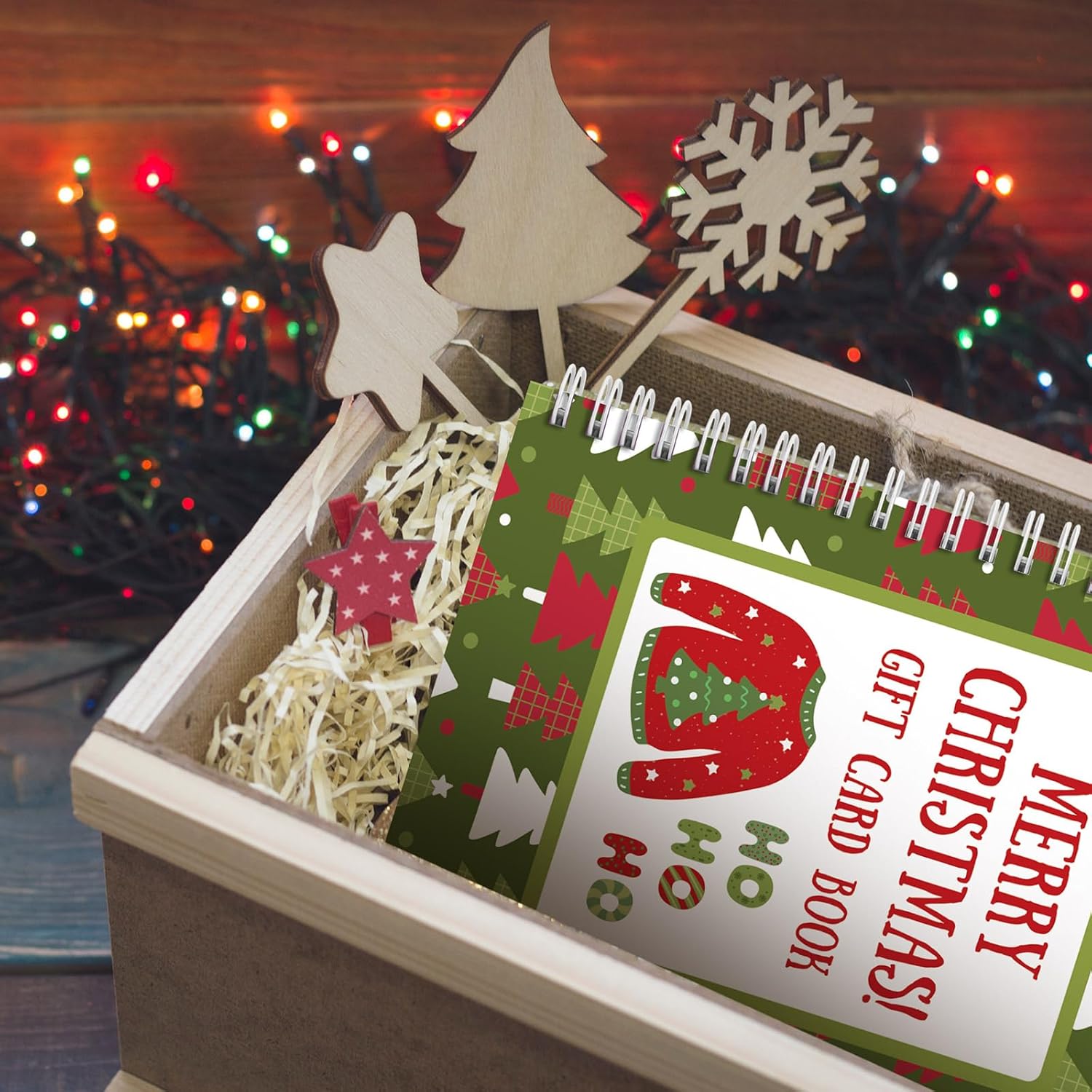 🎁📚 Festive Hardcover Gift Card Book – Perfect Holiday Present!
