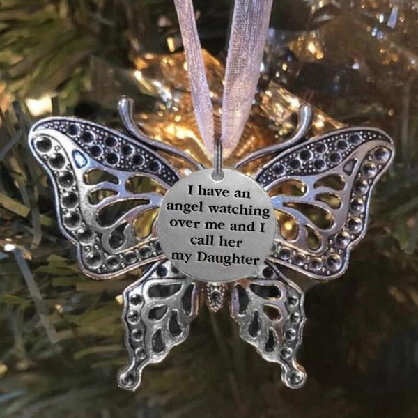 🎁 Butterfly Memorial Pendant - Heartfelt Gift for Holidays & Special Occasions ❤️