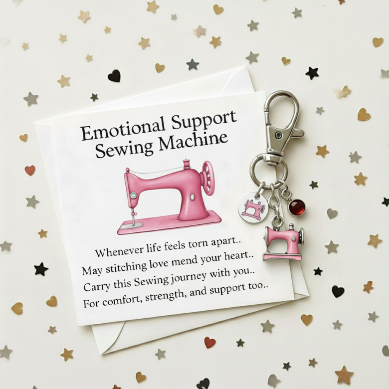 ๐โจ Thoughtful Sewing Machine Keychain โ Perfect Holiday & Special Occasion Gift ๐๐