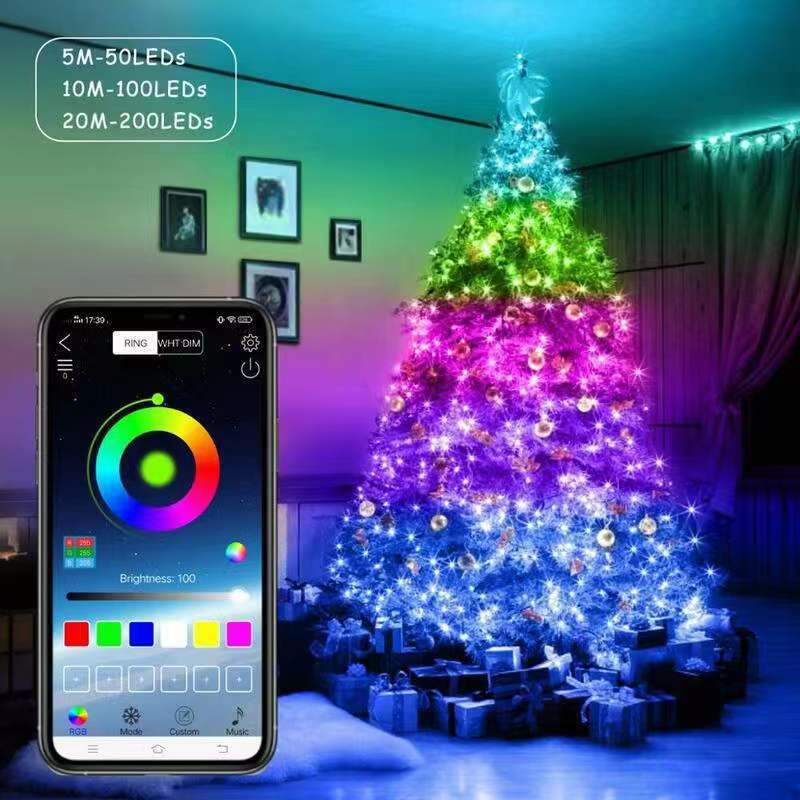 🎁✨ Perfect Holiday Gift! Bluetooth Remote Control LED Permanent Outdoor Lights - Special Occasion Ready! ✨🎁