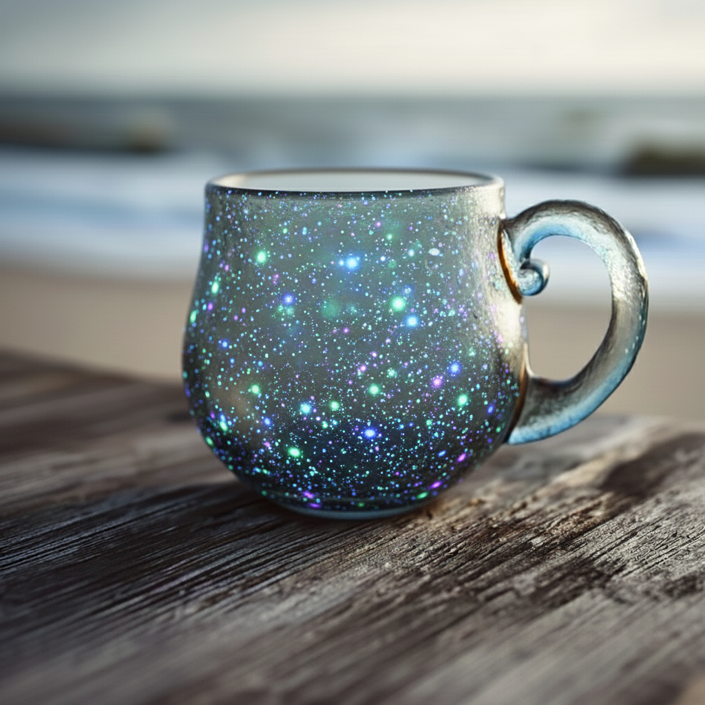 🌊 Sea Glass Wave Mug - Perfect Holiday & Special Occasion Gift ✨
