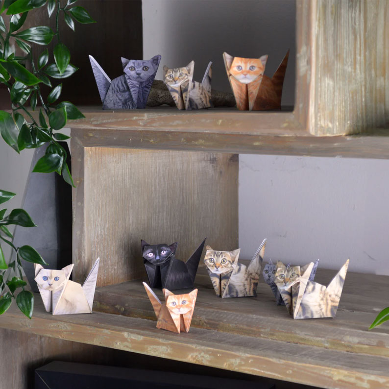 DIY Paper Cats Craft Kit 🎁🐱 – Perfect Holiday & Special Occasion Gift!