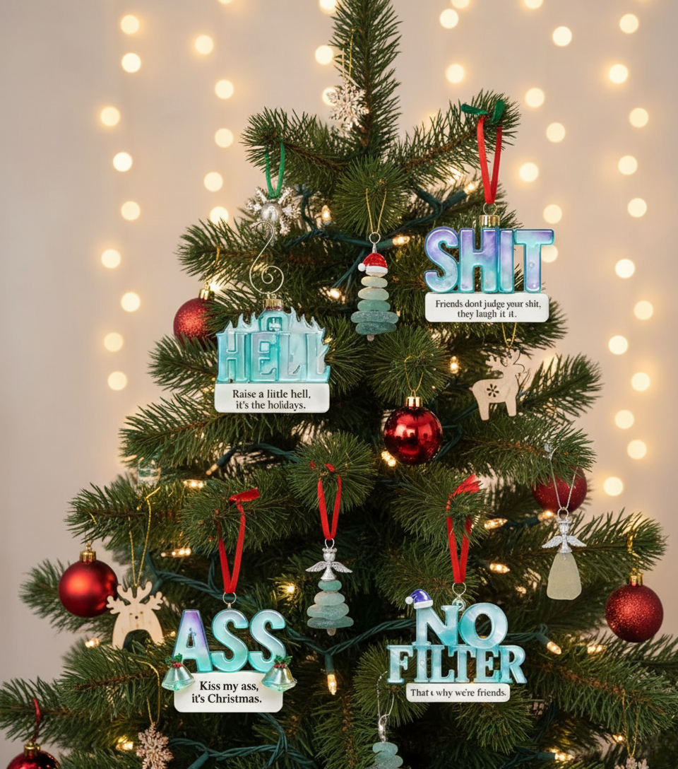 ✨Sea Glass Accents 2025 Adult Humor Advent Calendar – Perfect Holiday Gift! 🎁