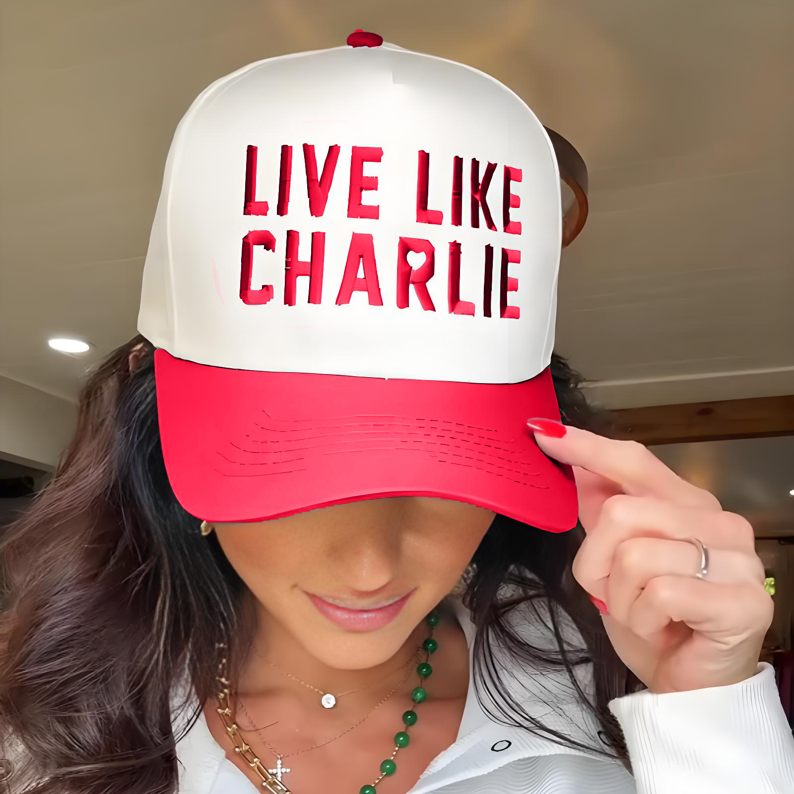 Live Like Charlie Patriotic Cap 🎁🇺🇸 – Perfect Gift for Holidays & Special Occasions (Breathable, Lightweight & Unisex Fit)