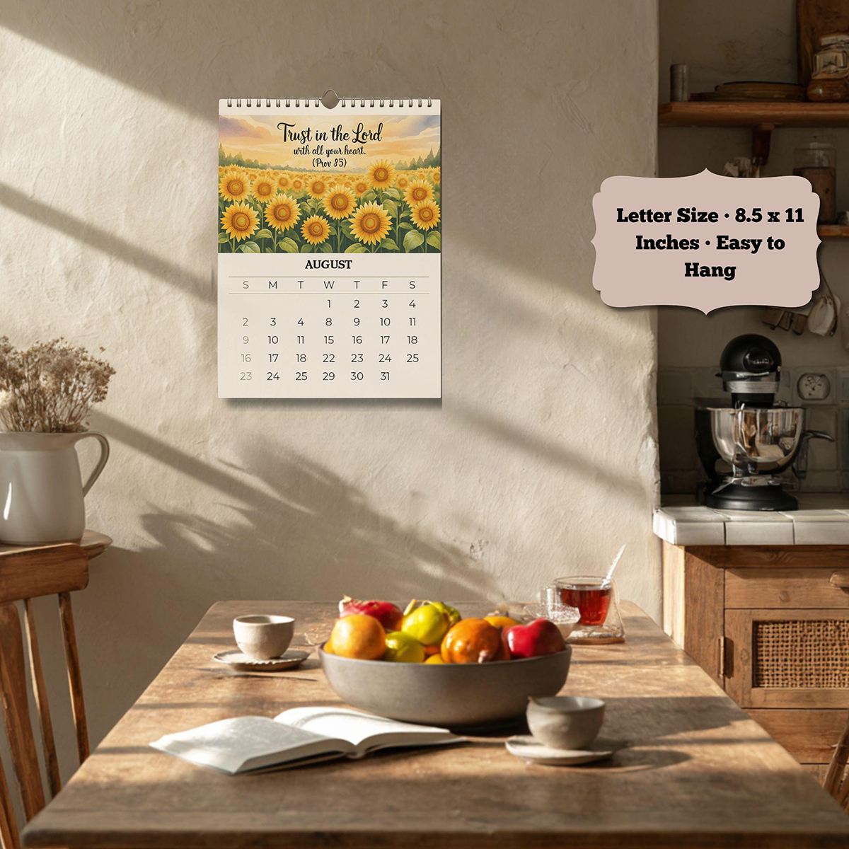 ✨2026 Christian Wall Calendar - Perfect Gift for Holidays & Special Occasions 🙏