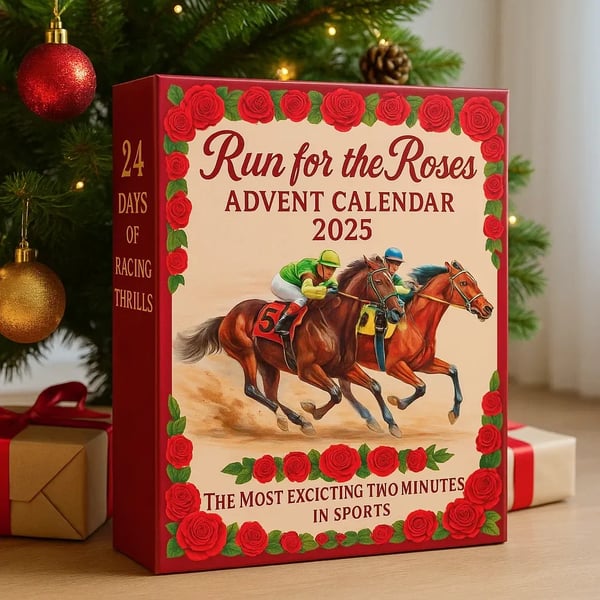 🎄🎁 Run for the Roses Advent Calendar 2025 - Perfect Holiday Gift & Festive Countdown