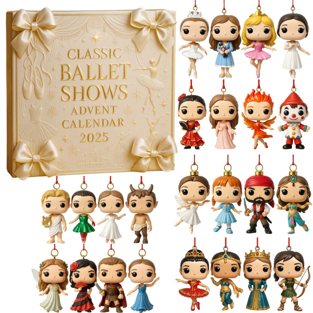 ✨2025 Classic Ballet Shows Advent Calendar – Perfect Holiday Gift for Dance Lovers! 🩰