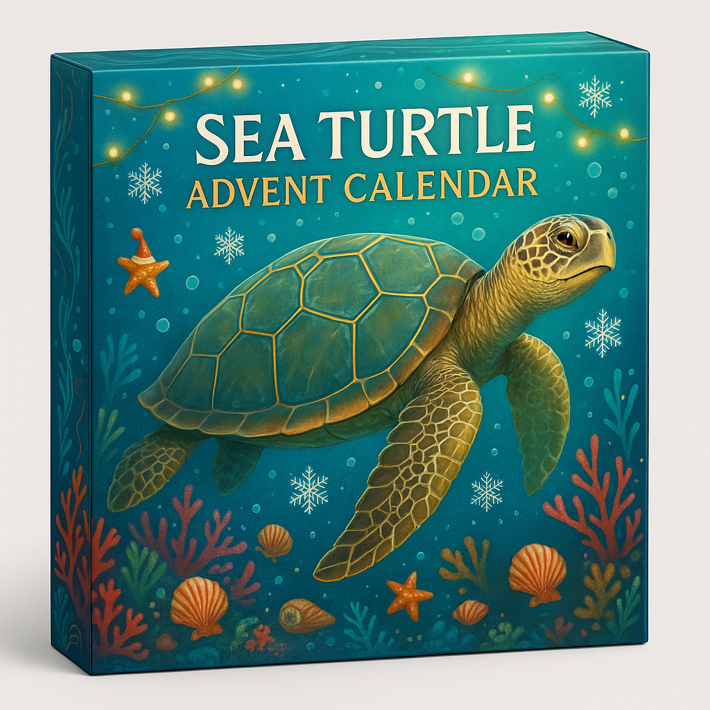 🎁🎄Sea Turtle Advent Calendar – Perfect Holiday Gift & Festive Countdown!