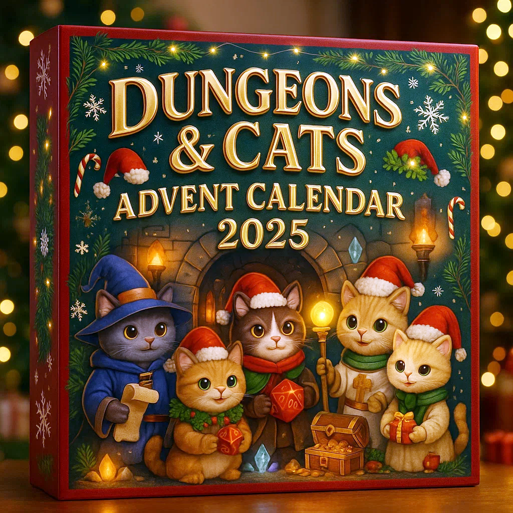 2025 Dungeons & Cats Advent Calendar 🎁🐱 - Perfect Holiday Gift & Festive Surprise!