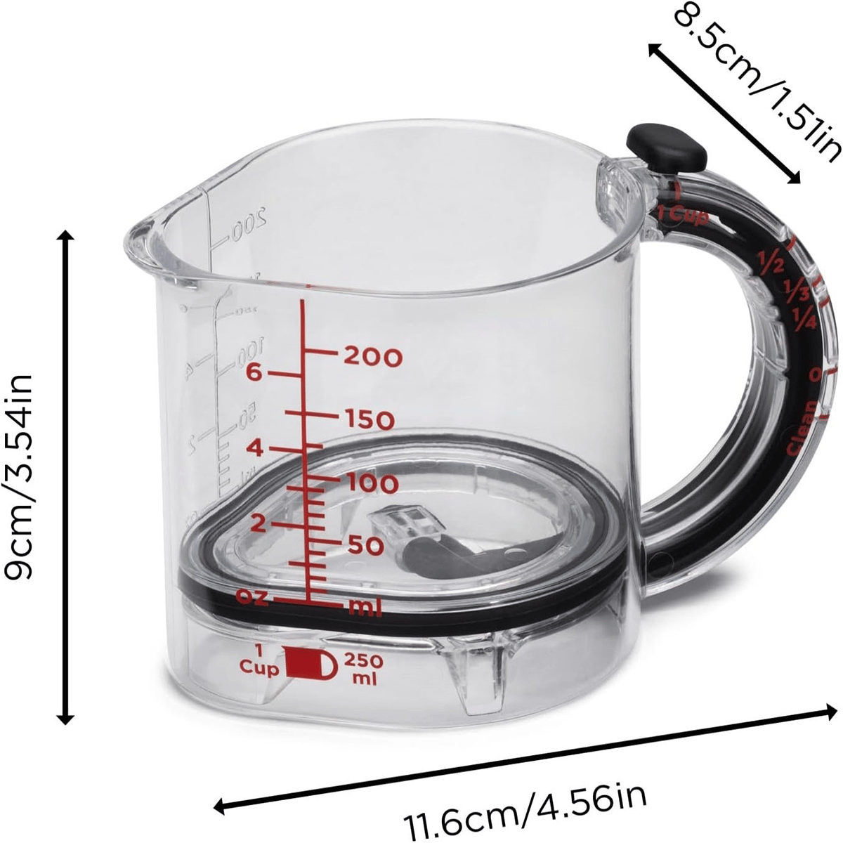 🎁 4-in-1 Adjustable Measuring Cup – Perfect Gift for Holidays & Special Occasions! ✨