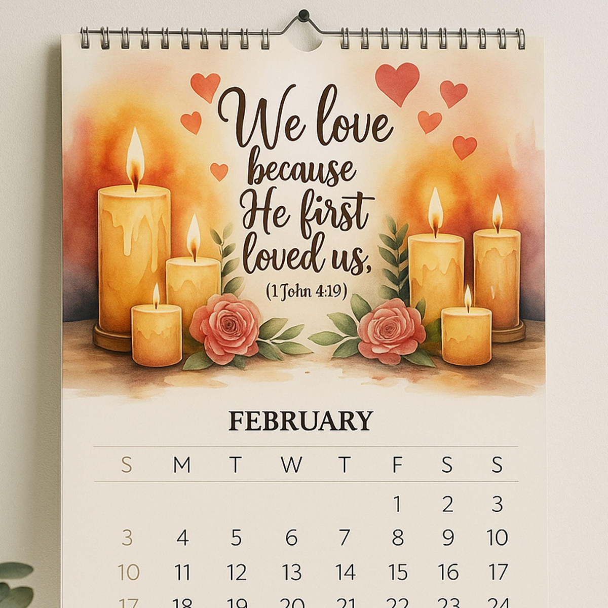 ✨2026 Christian Wall Calendar - Perfect Gift for Holidays & Special Occasions 🙏