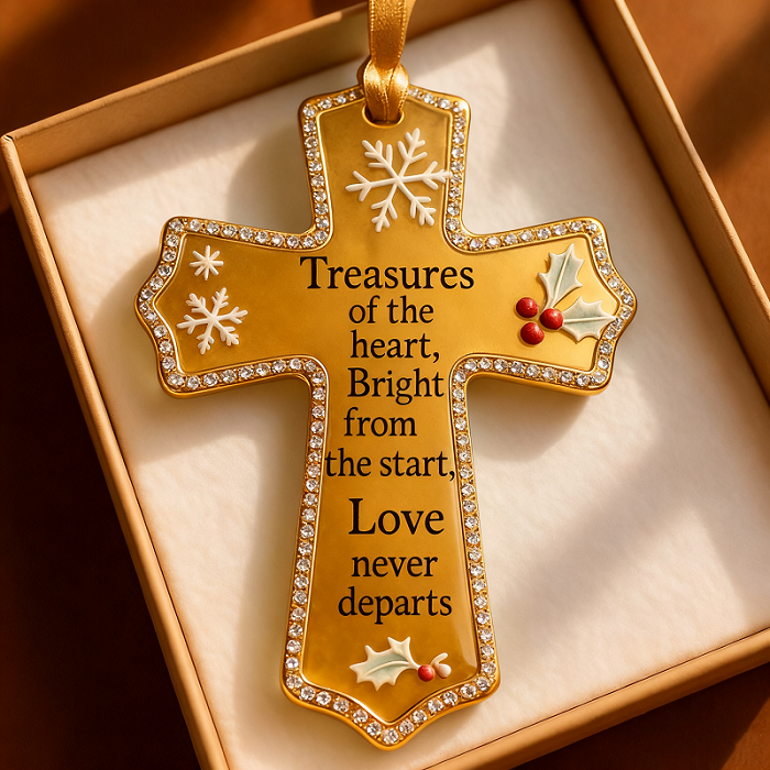 ✝️ Cross Christmas Ornament 🎄 – Perfect Holiday Gift & Special Occasion Present