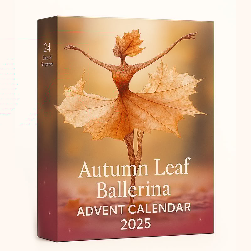 🎄✨ Autumn Leaf Ballerina Advent Calendar 2025 - Perfect Holiday Gift! 🎁💝