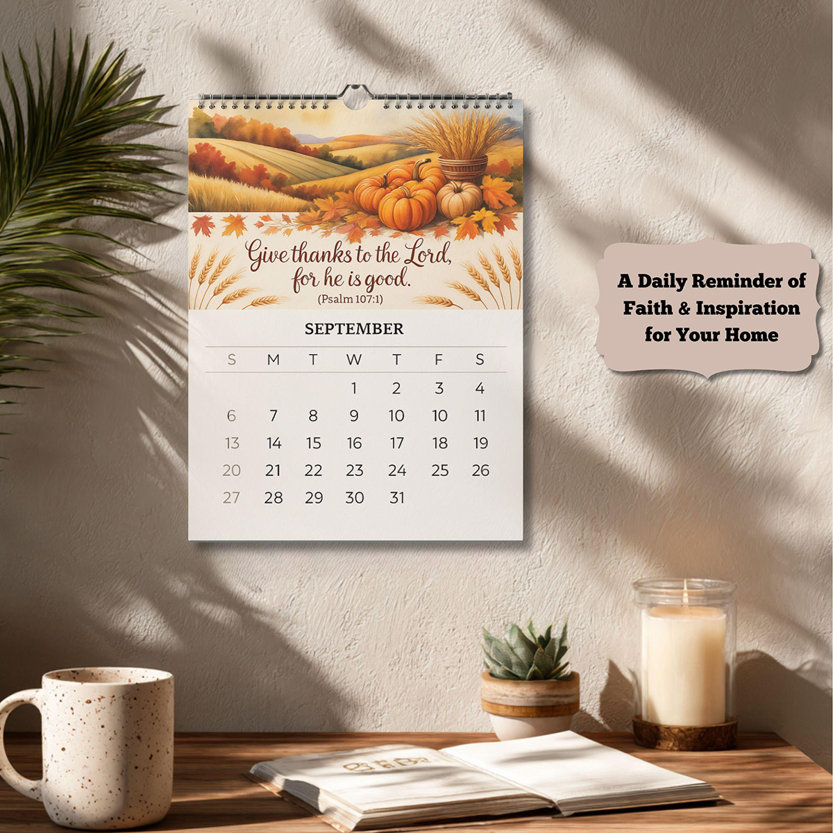 ✨2026 Christian Wall Calendar - Perfect Gift for Holidays & Special Occasions 🙏
