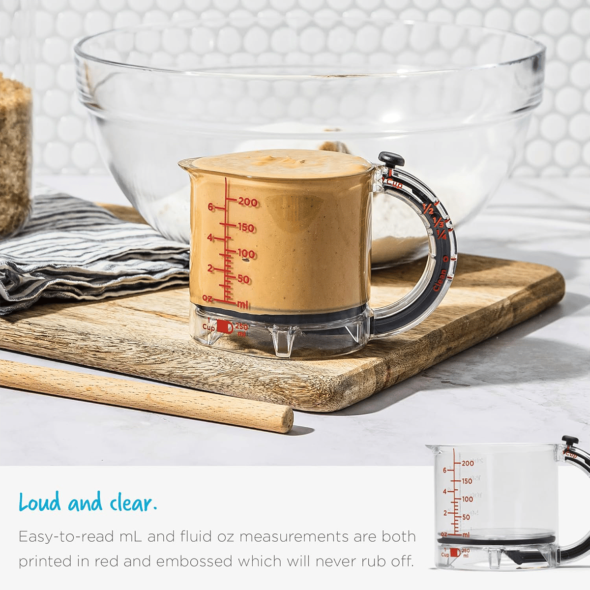 🎁 4-in-1 Adjustable Measuring Cup – Perfect Gift for Holidays & Special Occasions! ✨