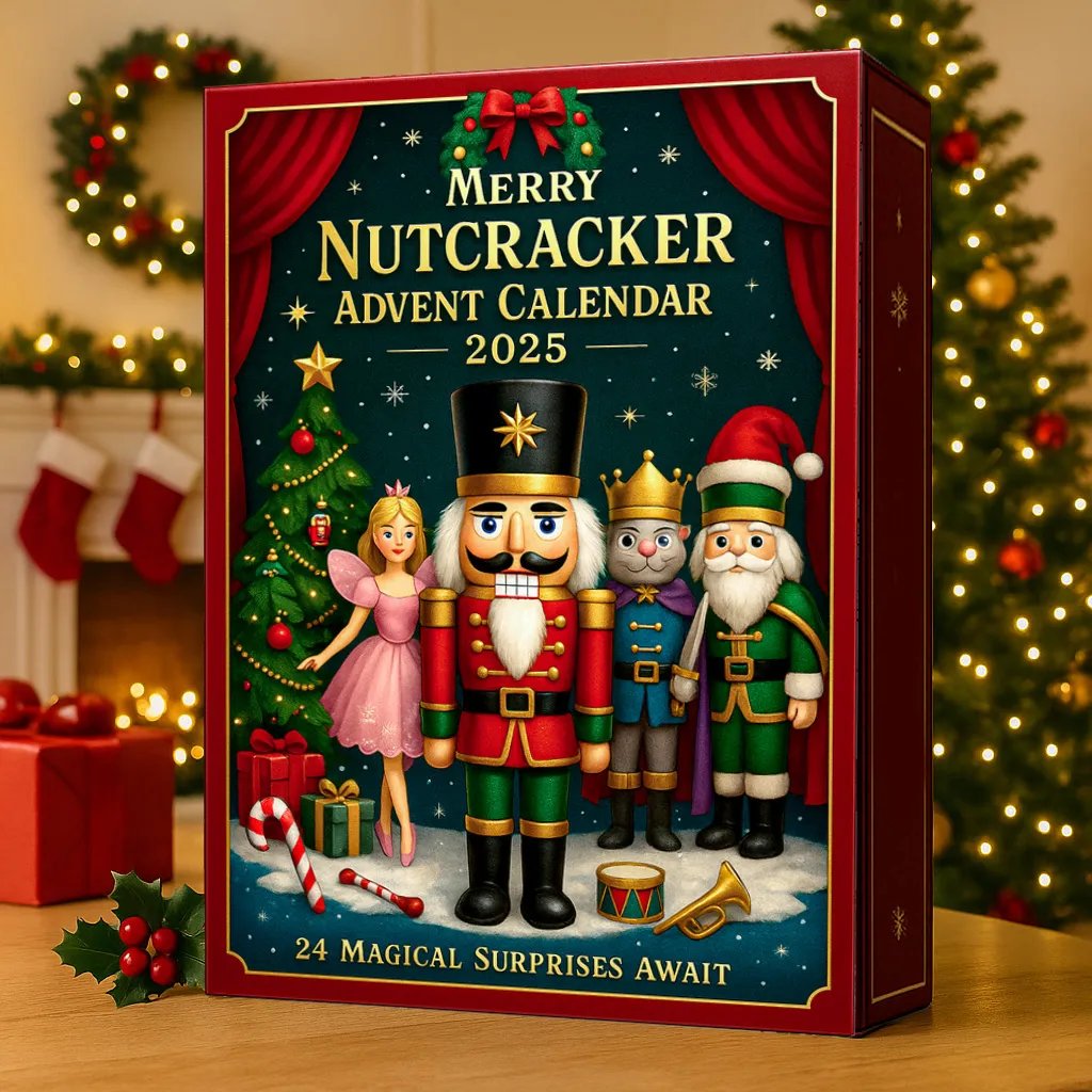 🎄✨ Merry Nutcracker Advent Calendar 2025 – Perfect Holiday Gift for Christmas & Special Occasions