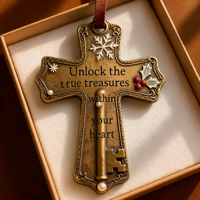 ✝️ Cross Christmas Ornament 🎄 – Perfect Holiday Gift & Special Occasion Present