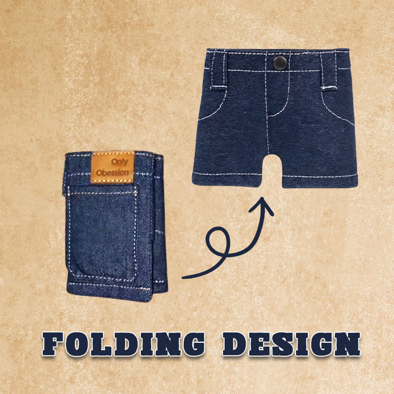 Pocket Pants Mini Jeans Wallet – Perfect Gift for Holidays & Special Occasions! 👖🎁