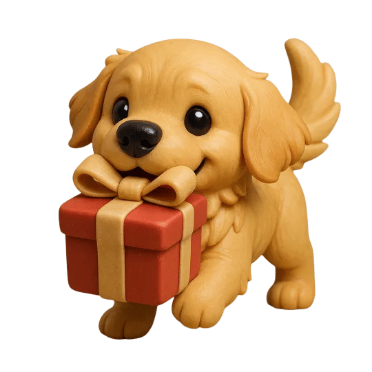 🎁 Fun Golden Retriever Advent Calendar 2025 - Perfect Holiday Gift! 🐶