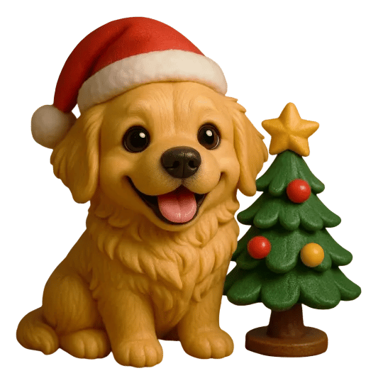 🎁 Fun Golden Retriever Advent Calendar 2025 - Perfect Holiday Gift! 🐶