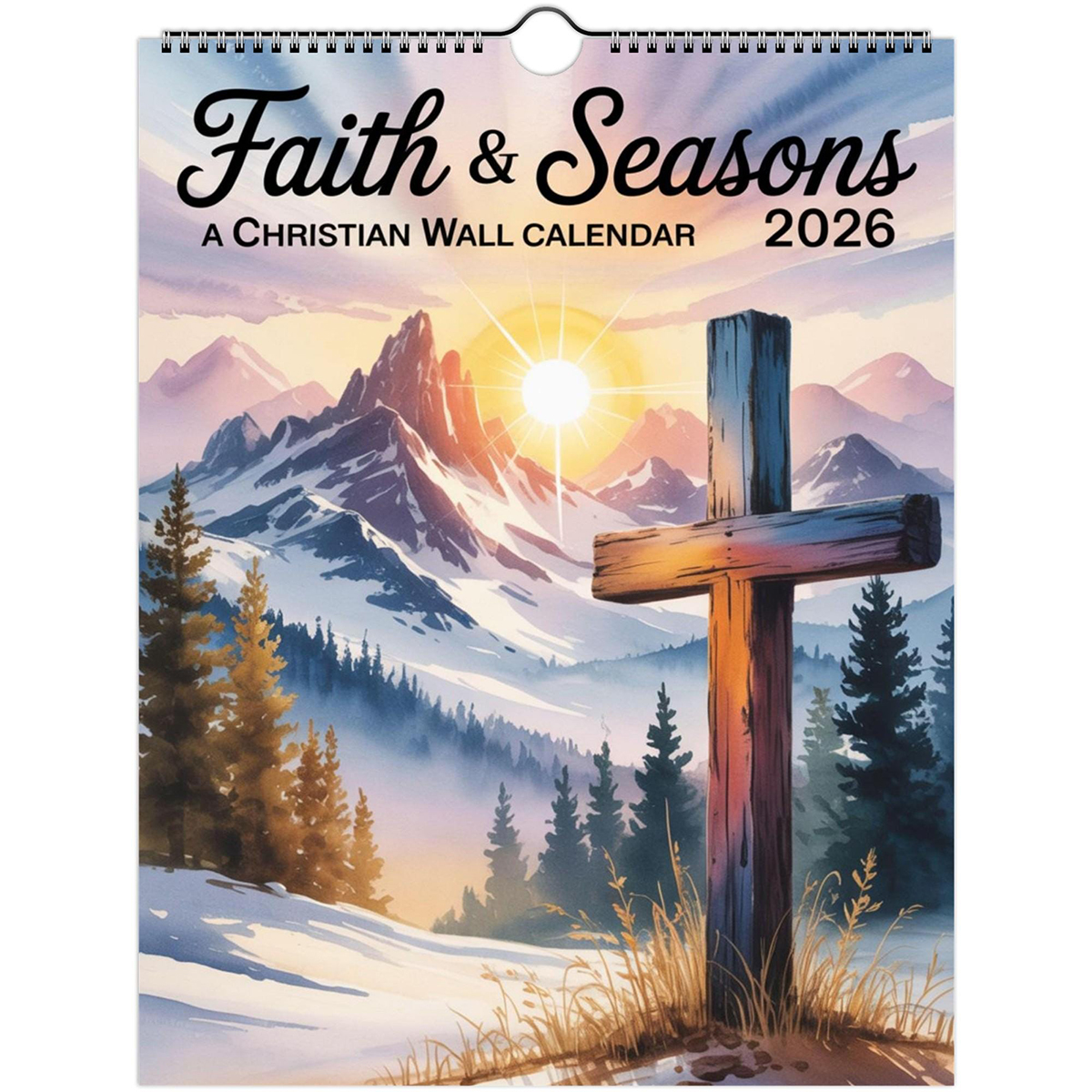 ✨2026 Christian Wall Calendar - Perfect Gift for Holidays & Special Occasions 🙏
