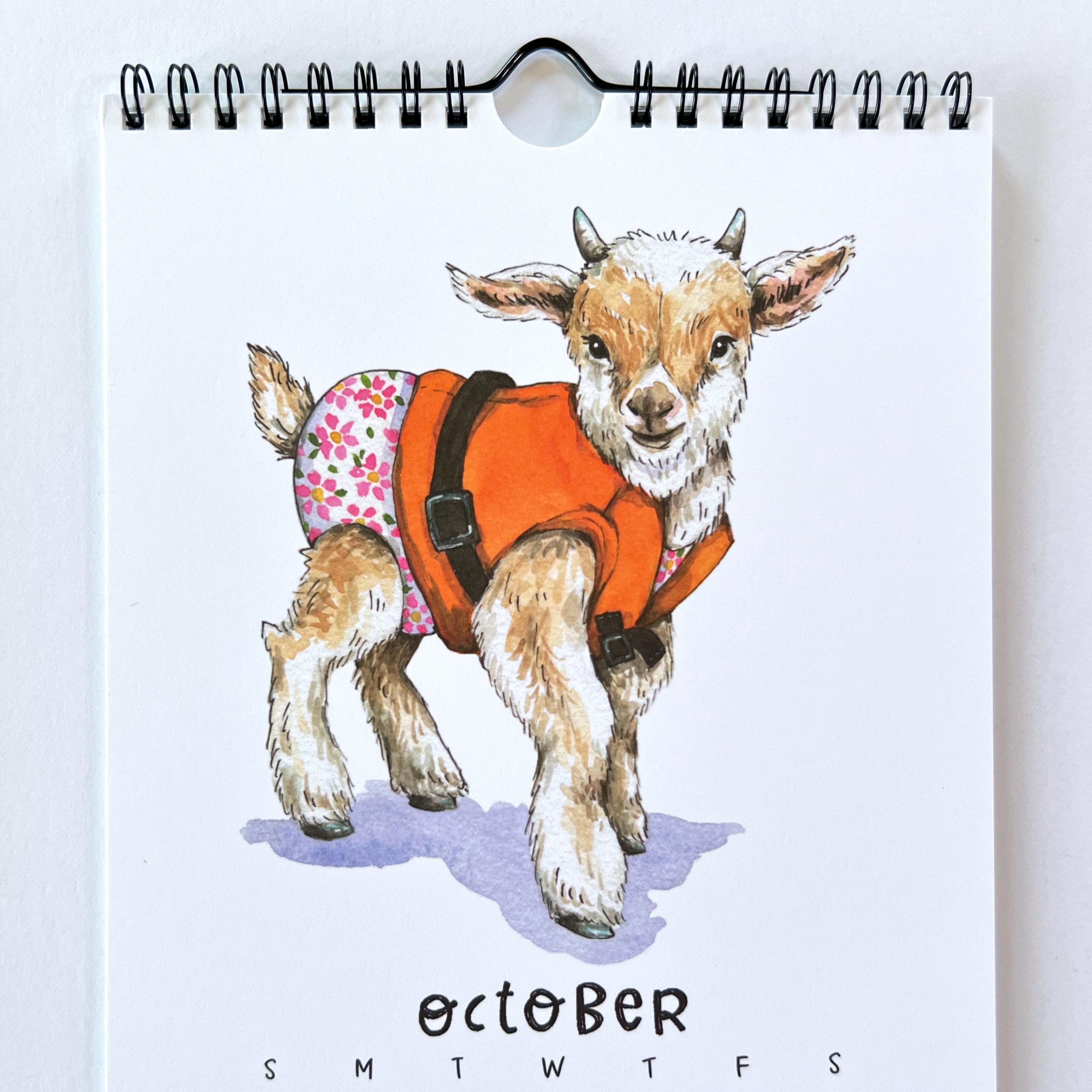 2026 Cute Animals Swimsuit Wall Calendar 🎁🐘 - Perfect Gift for Holidays & Special Occasions!