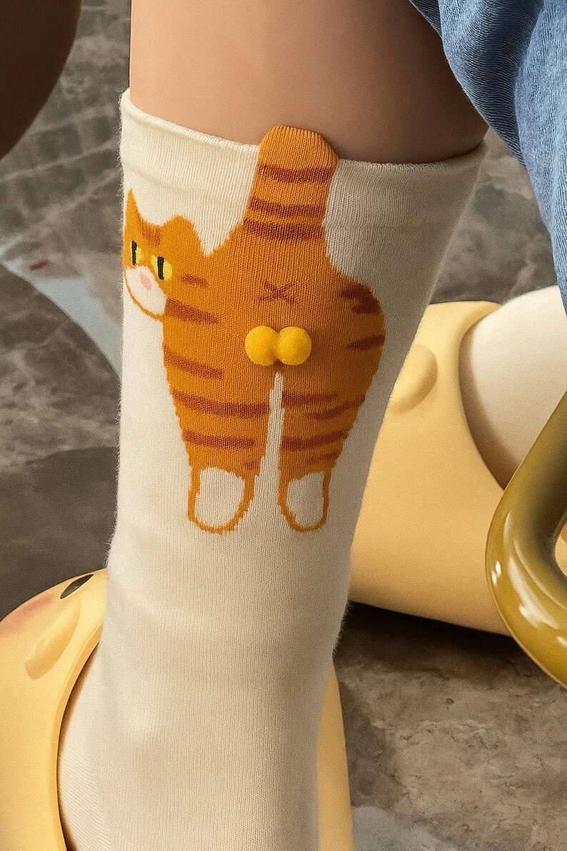 🐱🎁 Adorable Tabby Cat Pom-Pom Gift for Holidays & Special Occasions