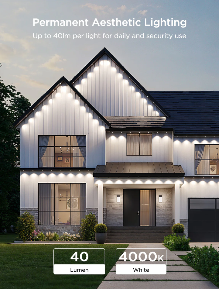 ✨Festive Smart Rainbow LED Outdoor Lights - Perfect Holiday Gift! 🎁