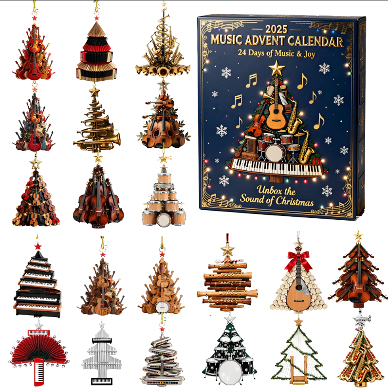 🎄🎶 2025 Music Advent Calendar – Perfect Holiday Gift & Festive Countdown!