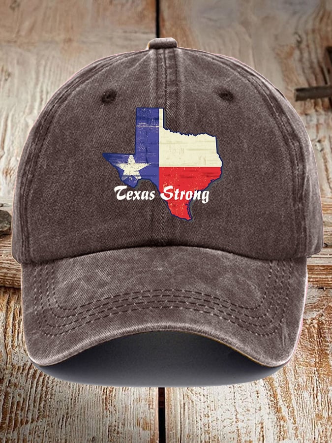 Retro Texas Strong Baseball Cap 🎁🤠 - Perfect Gift for Holidays & Special Occasions