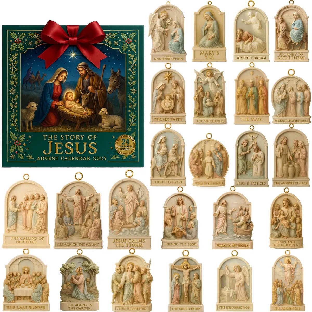 🎄 The Story of Jesus Advent Calendar 2025 – Perfect Christmas Gift & Holiday Countdown 🎁