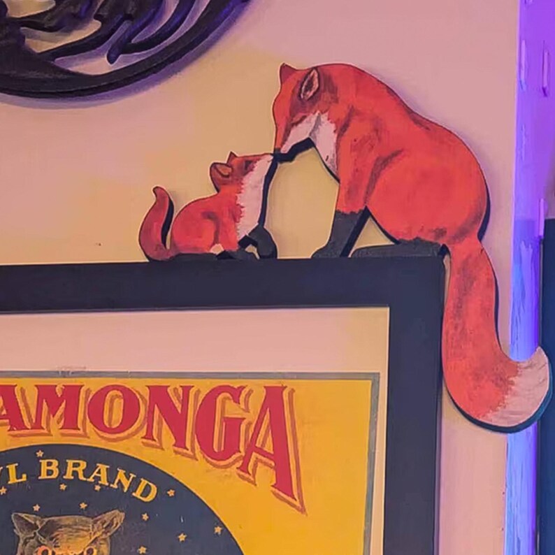 🎁✨Perfect Holiday Gift Idea! Fox Door Topper – Thoughtful Present for Mother's Day & Special Occasions