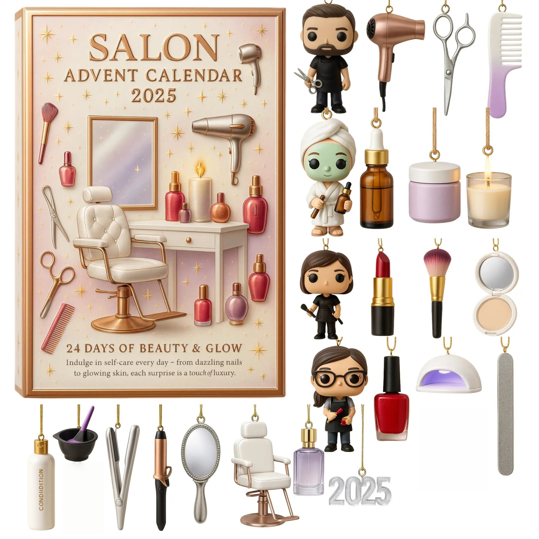 ✨2025 Salon Advent Calendar – Perfect Holiday Gift & Special Occasion Present!🎁