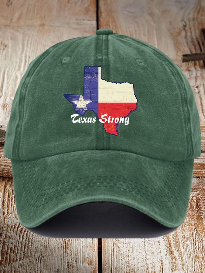 Retro Texas Strong Baseball Cap 🎁🤠 - Perfect Gift for Holidays & Special Occasions