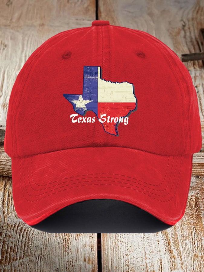 Retro Texas Strong Baseball Cap 🎁🤠 - Perfect Gift for Holidays & Special Occasions
