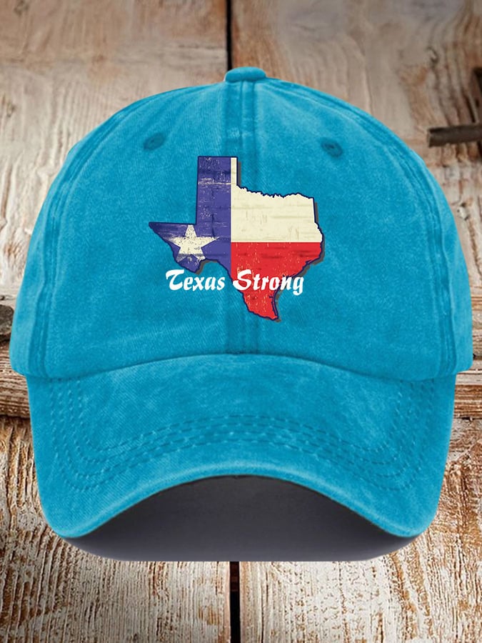 Retro Texas Strong Baseball Cap 🎁🤠 - Perfect Gift for Holidays & Special Occasions