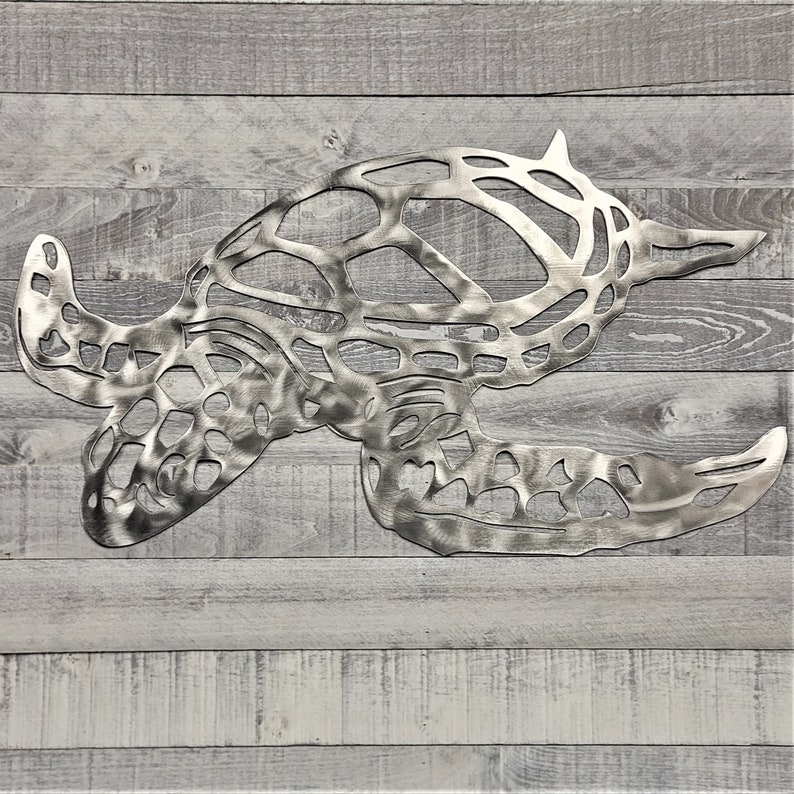 Swimming Sea Turtle Metal Wall Art 🎁✨ Perfect Gift for Holidays & Special Occasions