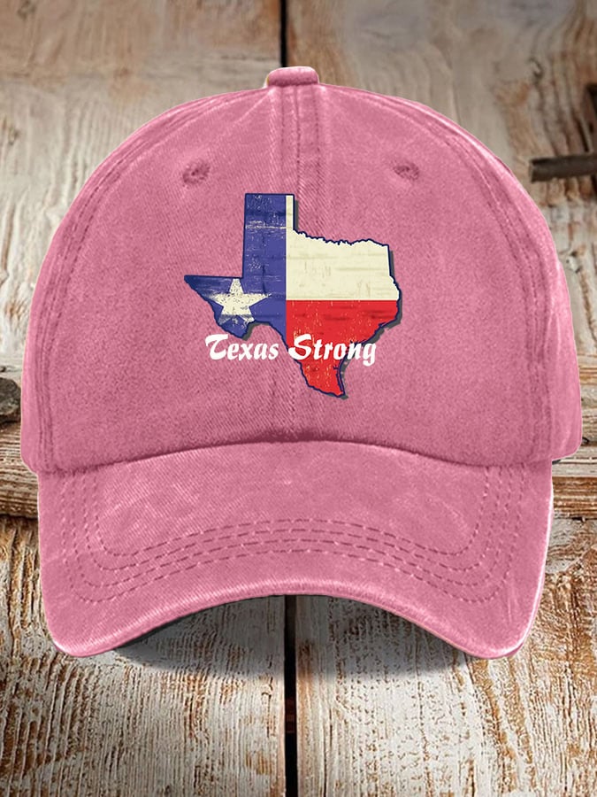 Retro Texas Strong Baseball Cap 🎁🤠 - Perfect Gift for Holidays & Special Occasions