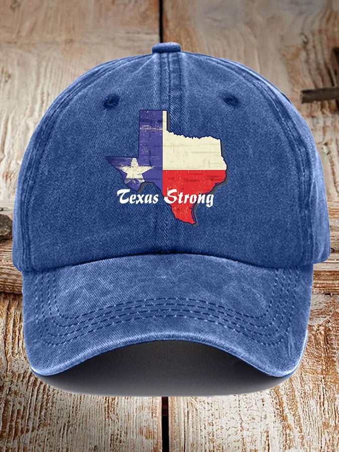 Retro Texas Strong Baseball Cap 🎁🤠 - Perfect Gift for Holidays & Special Occasions
